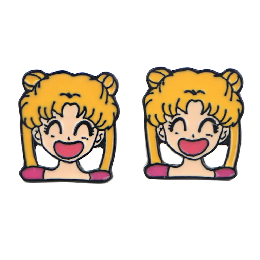 Cute Black Cat Earrings for Women Girls Korean Style Stud Earrings Anime Cosplay Accessories Party Jewelry Toys Gift view 3