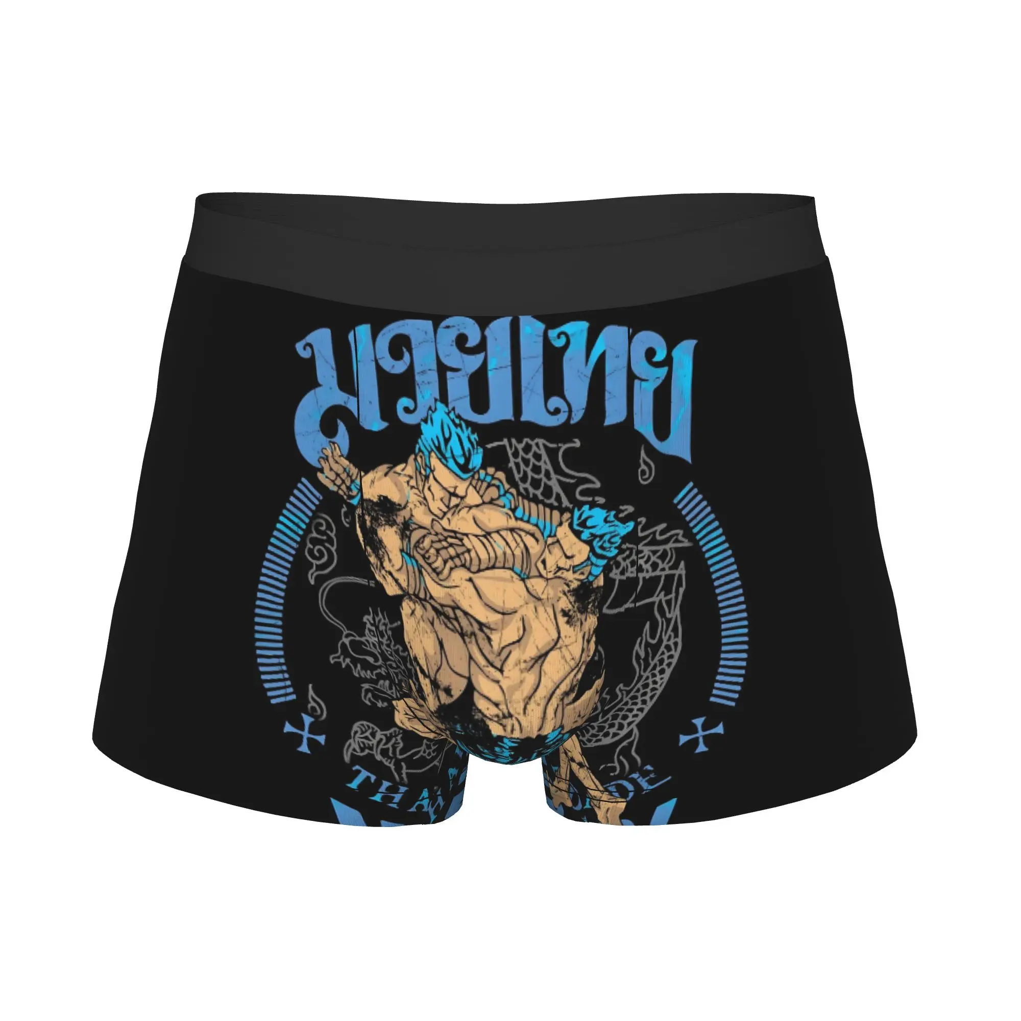 Muay Thai Fighter Boxer Shorts For Men 3D Printed Thailand Boxing Fight Underwear Panties Briefs Soft Underpants