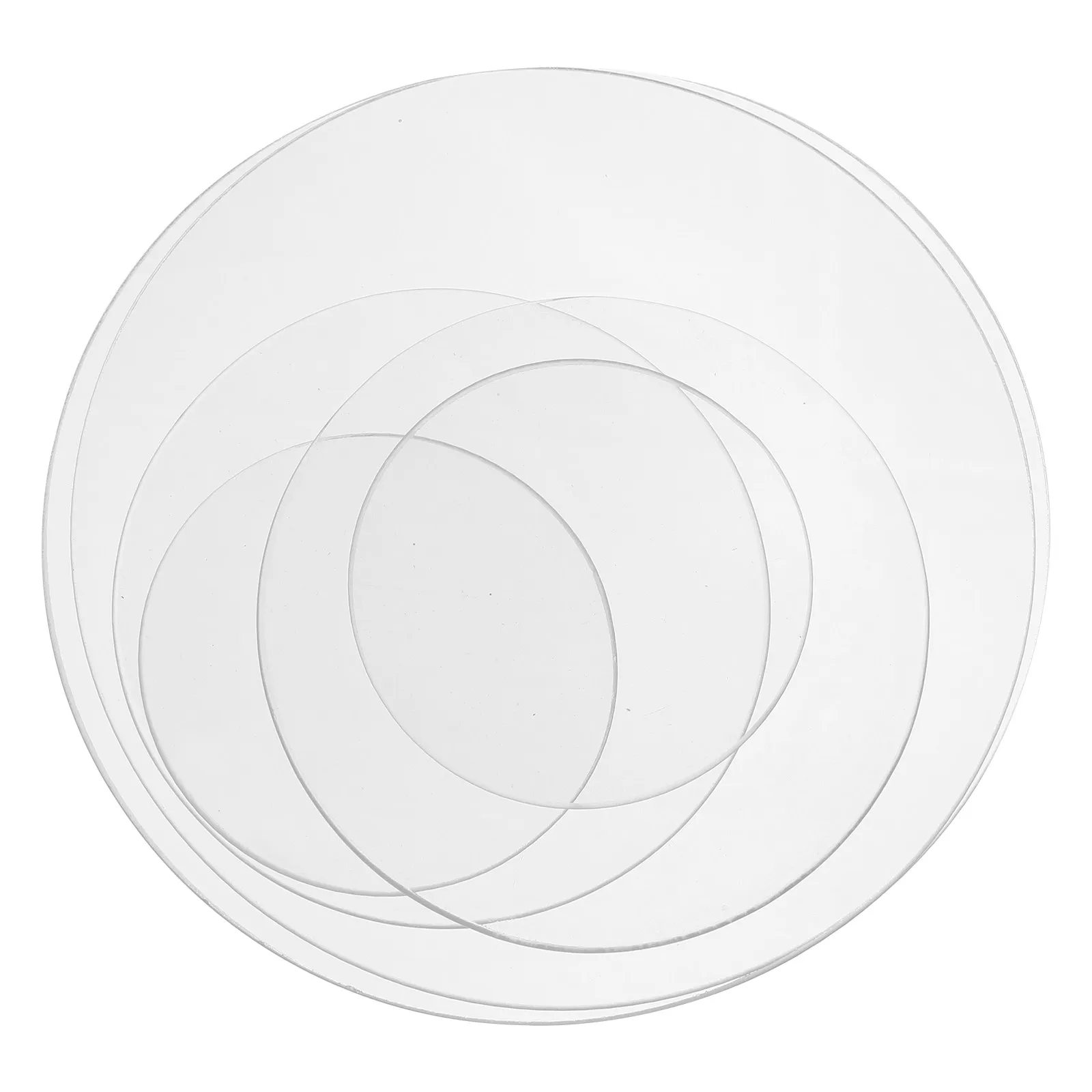 

6Pcs Glass Evaporating Dish Set 70Mm 100Mm 150Mm Smooth Burr Evaporation Tray for Mixing Liquids Sample Storage Beaker