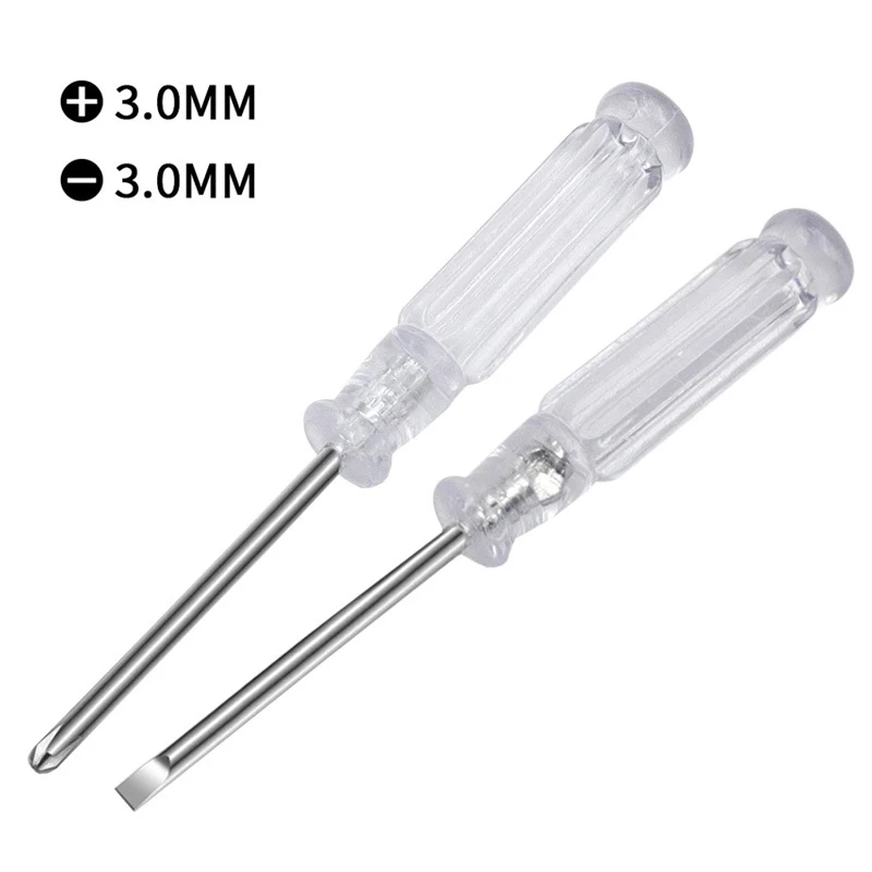 1PC Mini Screwdriver Slotted/Cross Screwdrivers 3mm Head Small Screwdriver For Mobile Phone Laptop Opener Repair Tools