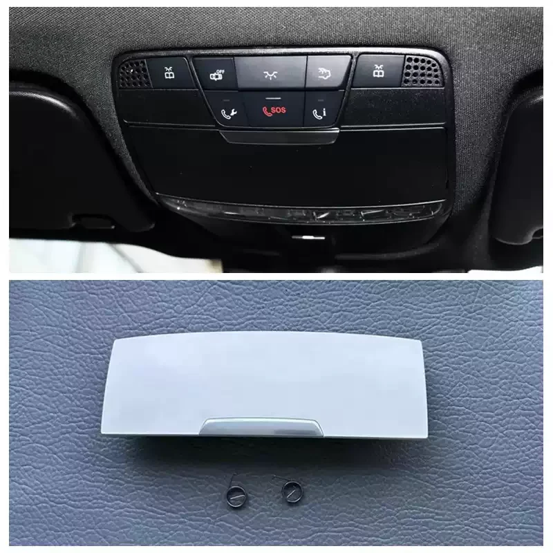 Overhead Sunglasses Box Cover Lid For Mercedes Benz C260 E300 GLC Roof Glasses Holder Replacement Cover