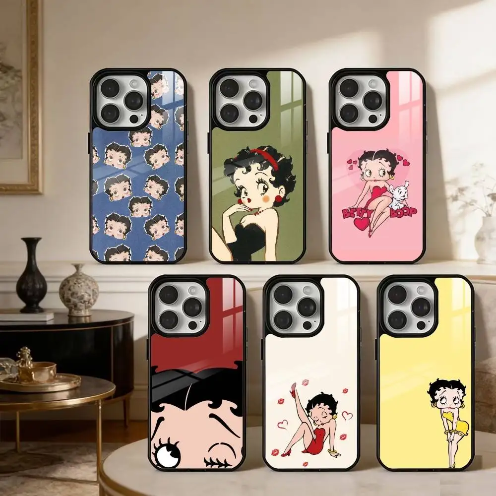 

Girl G-Betty-es BoOpS Phone Case For iPhone17,16,15,14,13 Plus,Pro Max Magnetic For Magsafe Wireless Charging