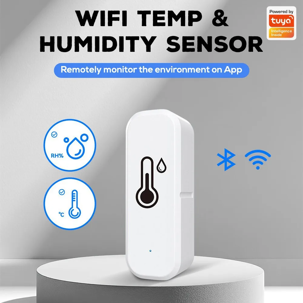 

Умный датчик температуры и влажности TUYA WiFi Graffiti для домашнего использования
