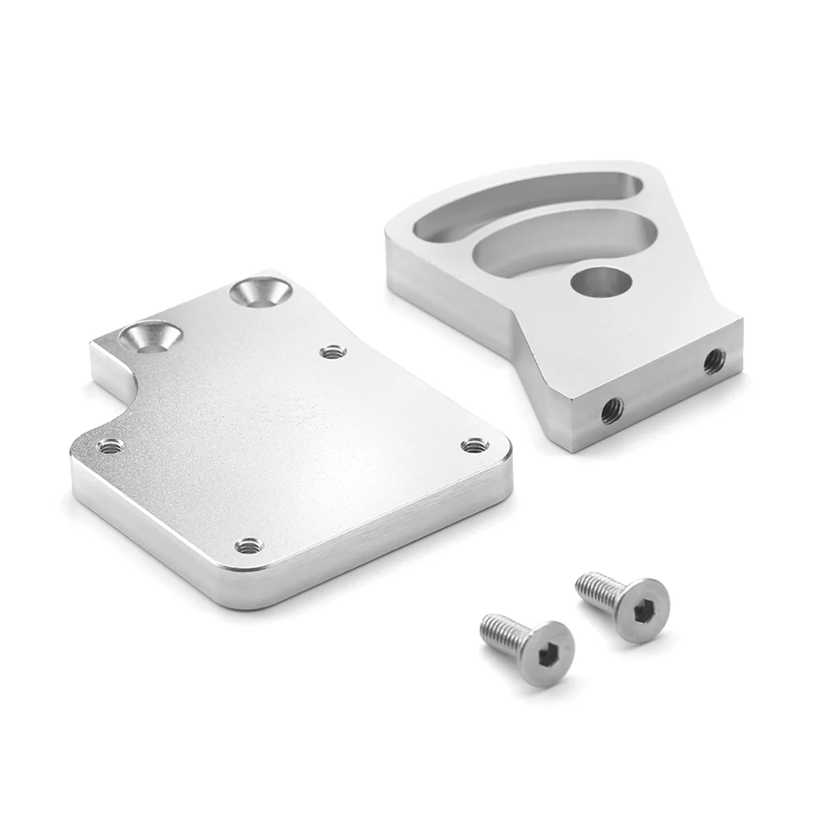 Brushless Conversion Motor Holder Motor Mount Bracket Seat for Traxxas Revo 2.5/3.3 E-Revo RC Car Upgrade Parts Silver