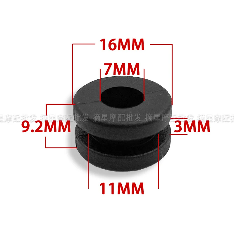 4pcs for BMW S1000RR motorcycle R1200 shell shock-absorbing rubber gasket