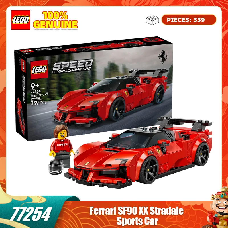 LEGO Building Blocks Racing 77254 Ferrari SF90XX Stradale Children's Splicing Toy Birthday Gift