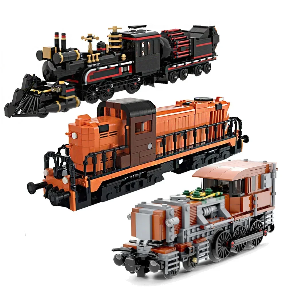 Grizzly Flats Retro steam 75955 Magic train Time Train Union Alco RS-2 10277 Steampunk Crocodile Locomotive 0277 Zabawka Prezent Dziecko
