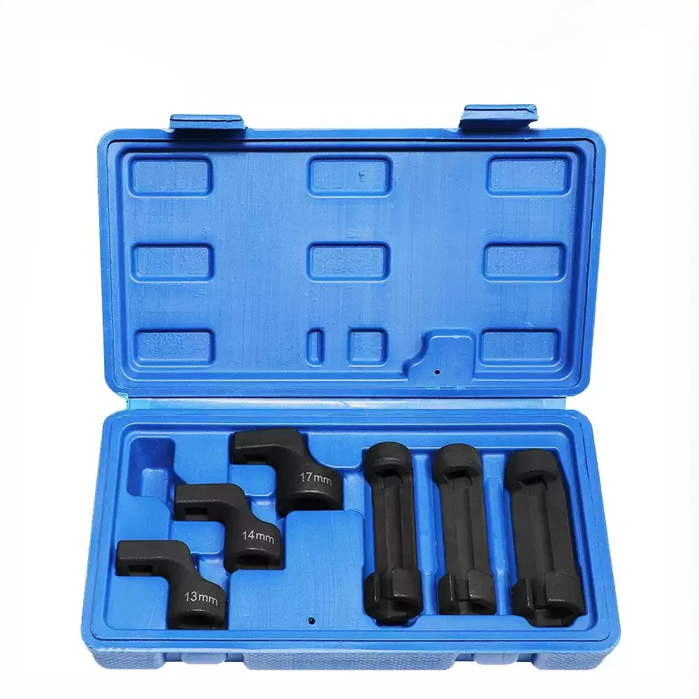 

Подходит для автомобильного датчика выхлопных газов - 6-компонентный инструмент для легких грузовиков 13 14 17 мм