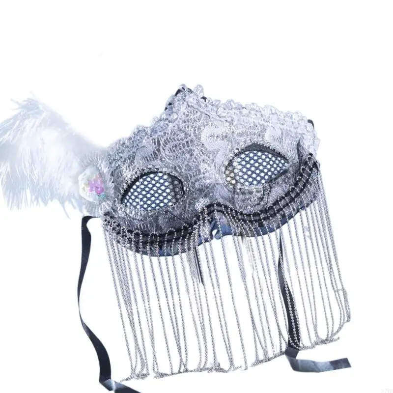 N7YF Women Men Costumes Mask Festival Halloween Face Cover Masquerade Half Face Mask Carnivals Mask Party Performances Mask