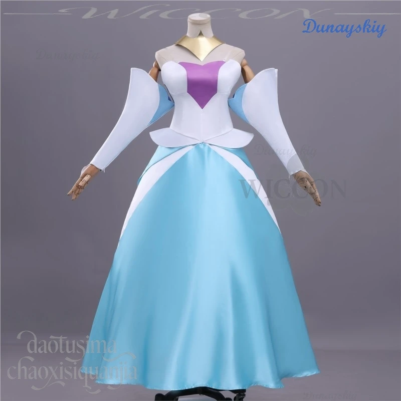 الماسكارا هالوين disfraz فرسان الطيار غينيفير تأثيري فستان طويل Y2K لوليتا حفلة كوس جديد أنيمي فيلم الأميرة غينيفير Co