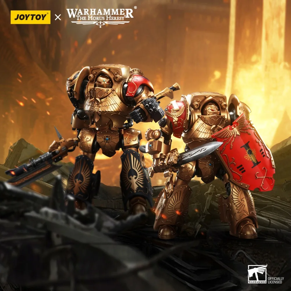 [PRE-ORDER]JOYTOY 1/18 Warhammer The Horus Heresy Action Figure Legio Custodes Contemptor Achillus/Galatus Dreadnought Model Toy