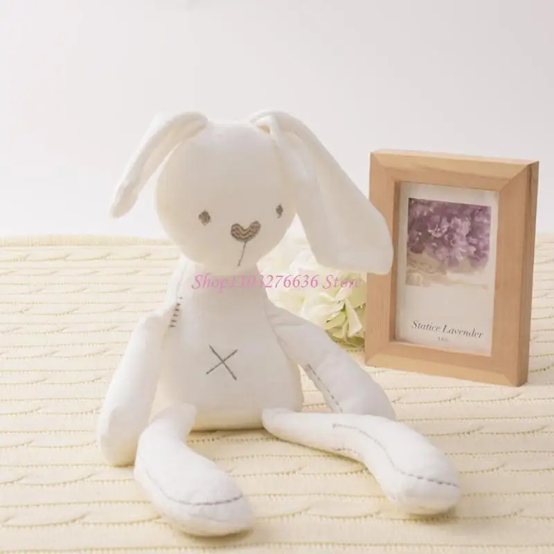 R6FD Soft Animal Appease Bunny ตุ๊กตากระต่ายน่ารักก่อนนอนของขวัญเพื่อนสำหรับหนุ่มๆสาวๆ