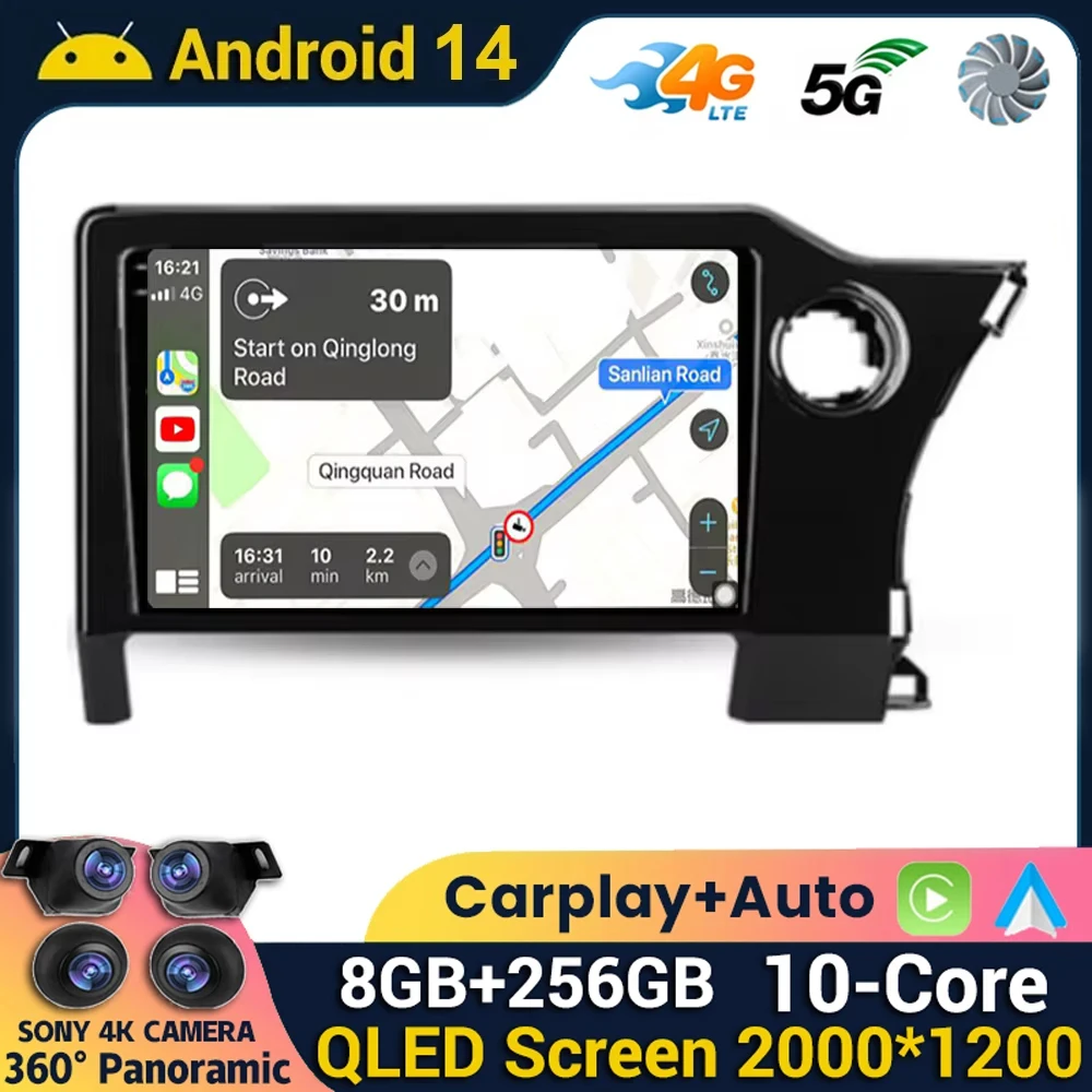 

Android 14 Carplay Auto For Toyota Noah 4 R90 2022 - 2023 Right hand driver Car Radio Multimedia Video Player Navigation GPS DSP