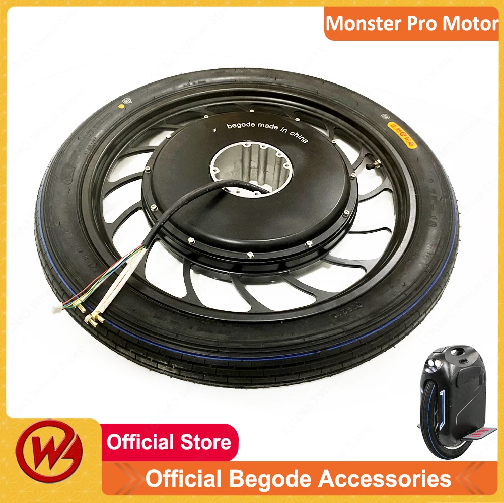 Original Gotway Beode Monster Pro Electric Unicycle 100V 3500W Motor Big Small Bearing Version Motor Official Begode Accessorie