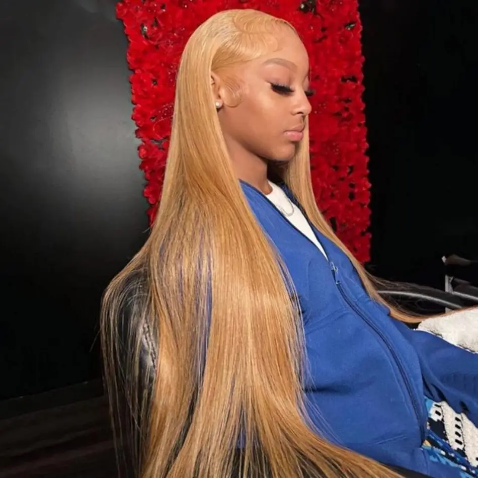 

Honey Blonde Wigs Hd Lace Wig 13X6 Human Hair 13X4 Straight Lace Front Wigs 230 Density Lace Frontal Wigs Brazilian Hair Colored
