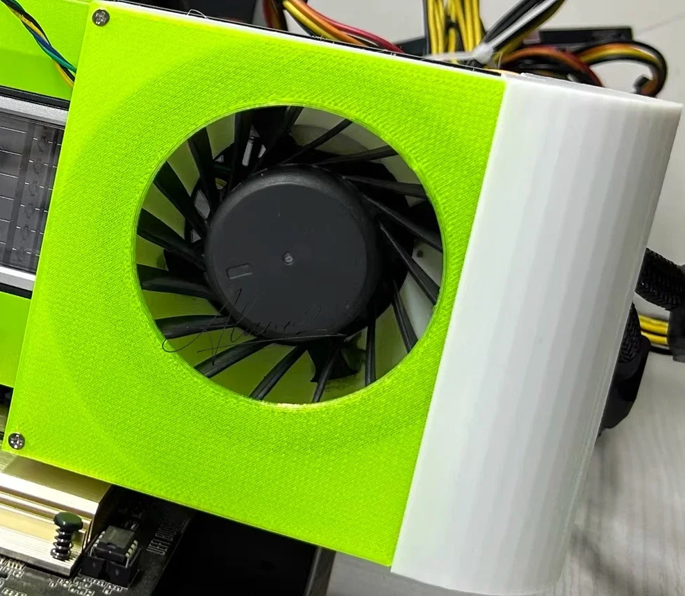 Active Cooling Kit for P100 P40 M40 K80 V100 GPU Heatsink Fan Assembly Cooling Radiator Replacement Parts