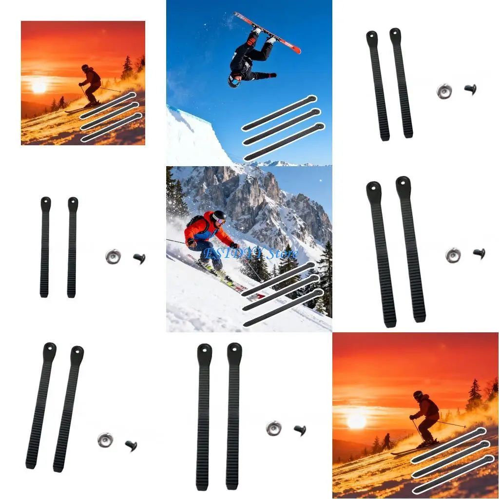 G6DE على الجليد الأشرطة سلم الكاحل خفيفة الوزن على الجليد حزام سلم للتزلج