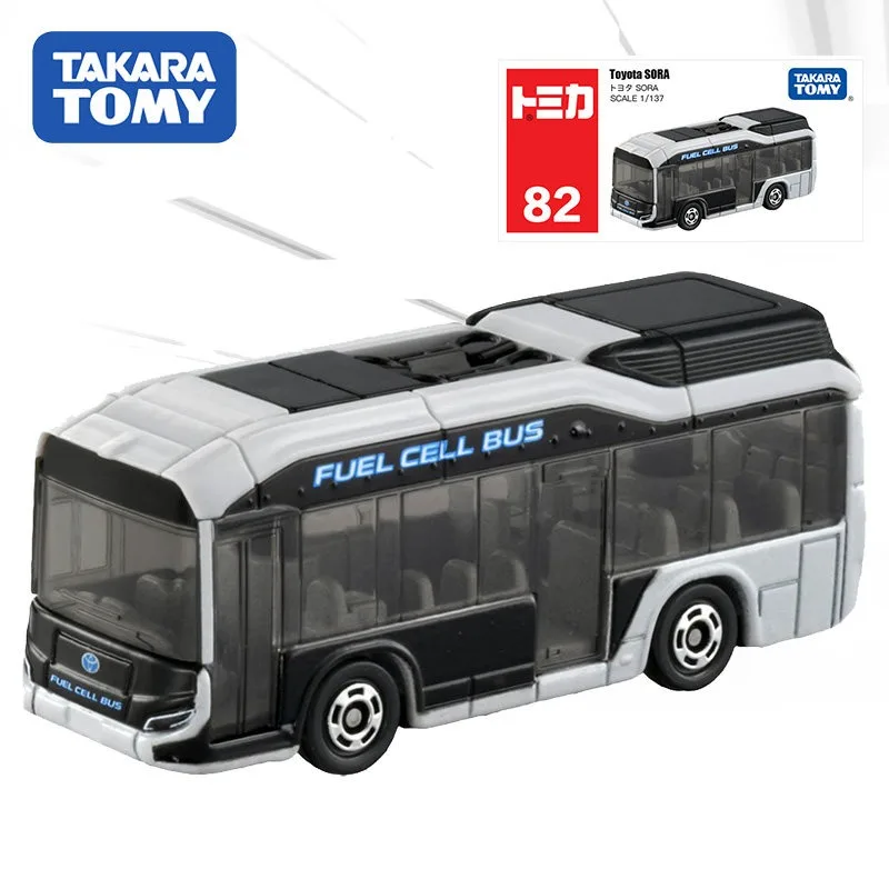 TAKARA TOMY Tomica  No 82 Toyota SORA Bus Diecast Simulation Model Car Boys Toy Collection Display Ornament