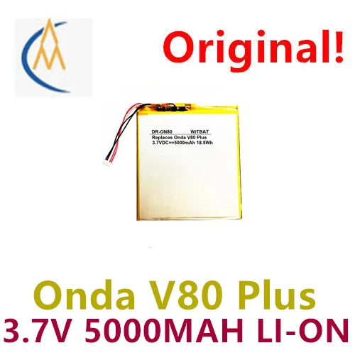 

buy more will cheap Suitable for Onda V80 Plus tablet battery new foot capacity durable with protective plate