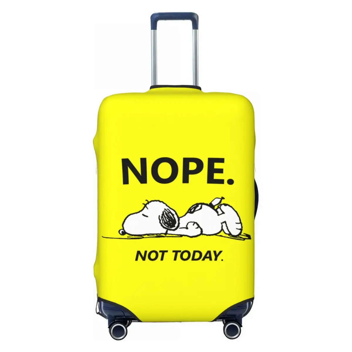 

Пользовательский S-snoopys Nope Not Today дорожный чехол для багажа эластичный защитный чехол для чемодана подходит для 18-32 дюймов