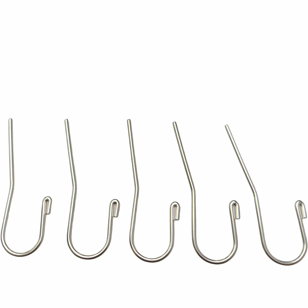 5Pcs/Pack Stainless Steel Dental Lip Hook Root Canal Measuring Accessories Lip Mouth Hook Apex Locator Tool