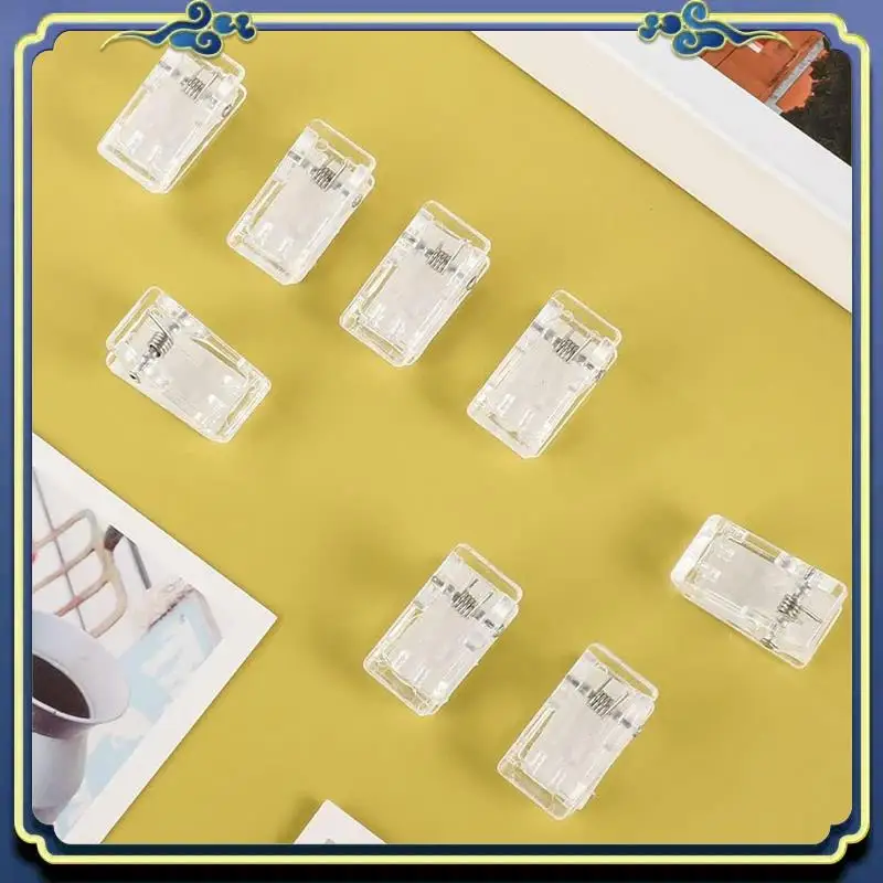 Portable 100PCS Tapestry Clips Wall Clips Photo Clips Light Clips For Office Photo Christmas , Clear