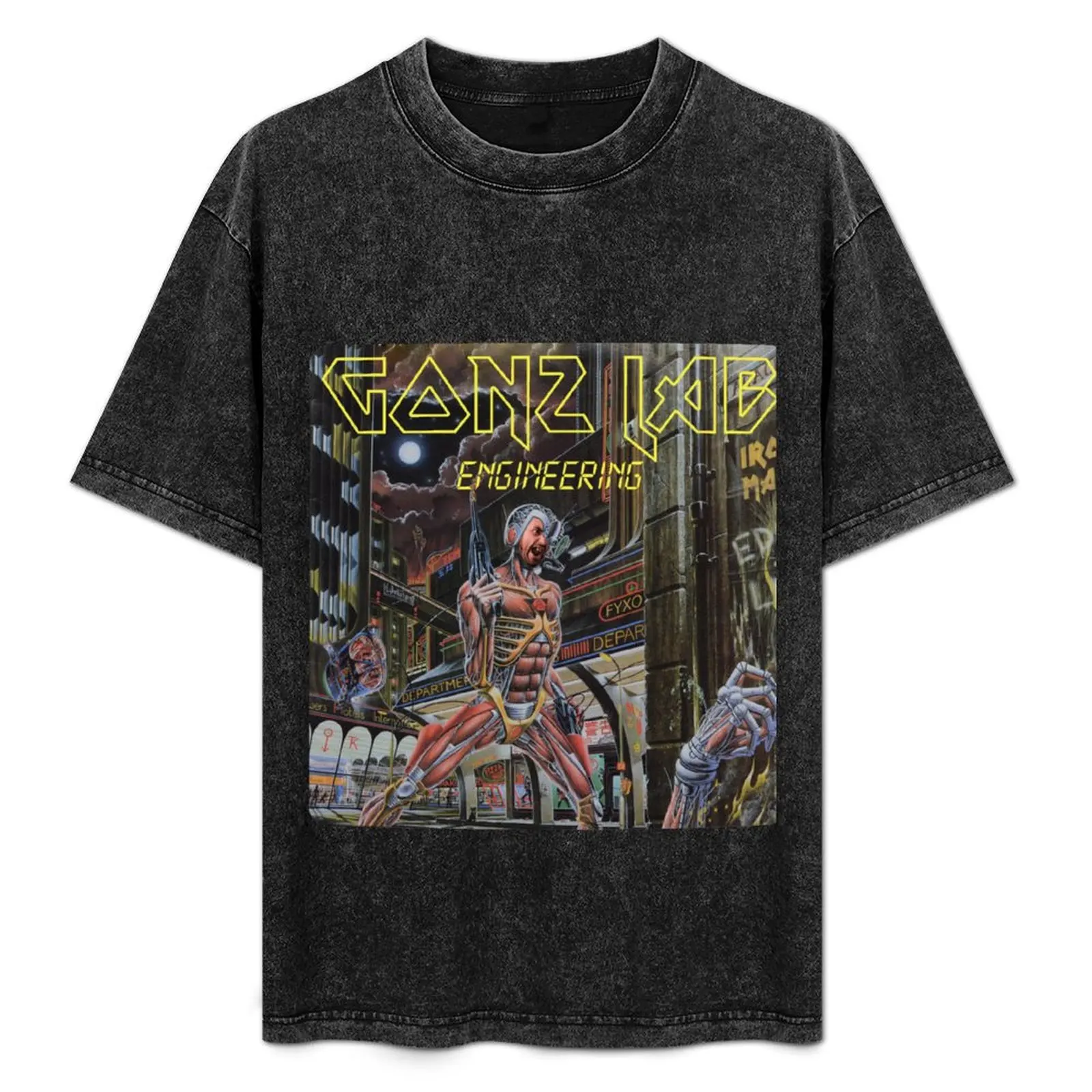 GONZ LAB - Somewhere in time T-Shirt Simple Trendy Casual T-Shirt