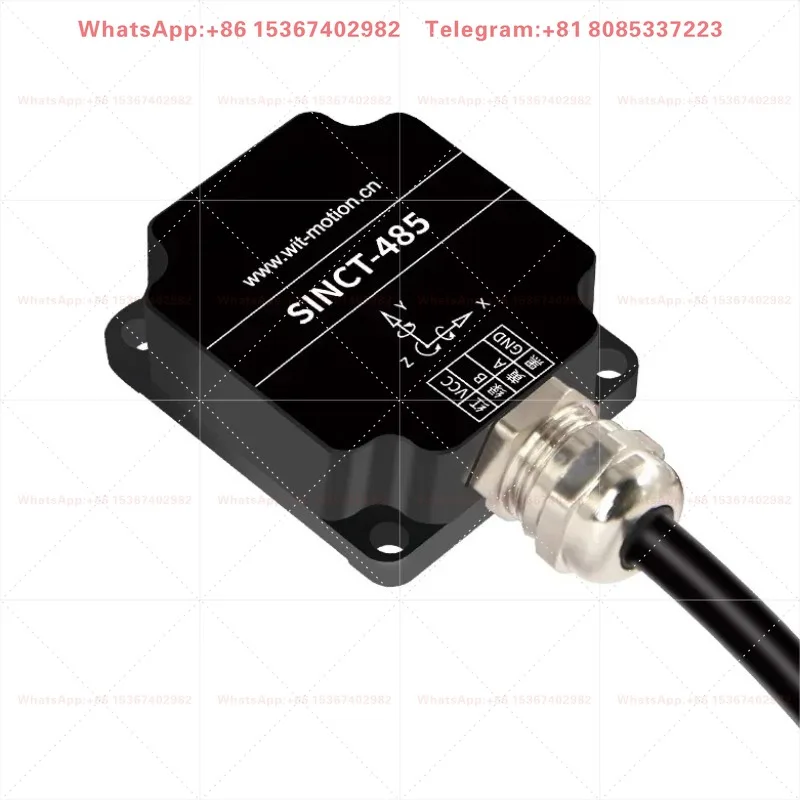 Biaxial Tilt Sensor Attitude Angle Measurement Angular Velocity Vibration Monitoring Module Compatible with Modbus  Controller