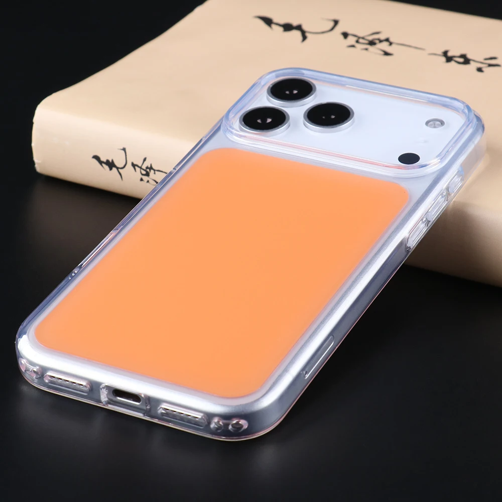 UGOjP Matte Hülle für iPhone 17 Pro Max, stoßfeste Handyhülle, kratzfest, transparenter TPU-Rahmen, mattierte, harte PC-Rückseite, Schutzhülle – Detail 5