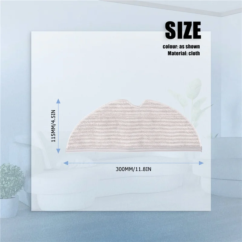 Ścierki do mopa Stable-Mop, szmaty, akcesoria do Xiaomi Roborock S5 Max S6 Pure S6 Maxv S5 S51 S50 S55 E25 E35, części do odkurzacza