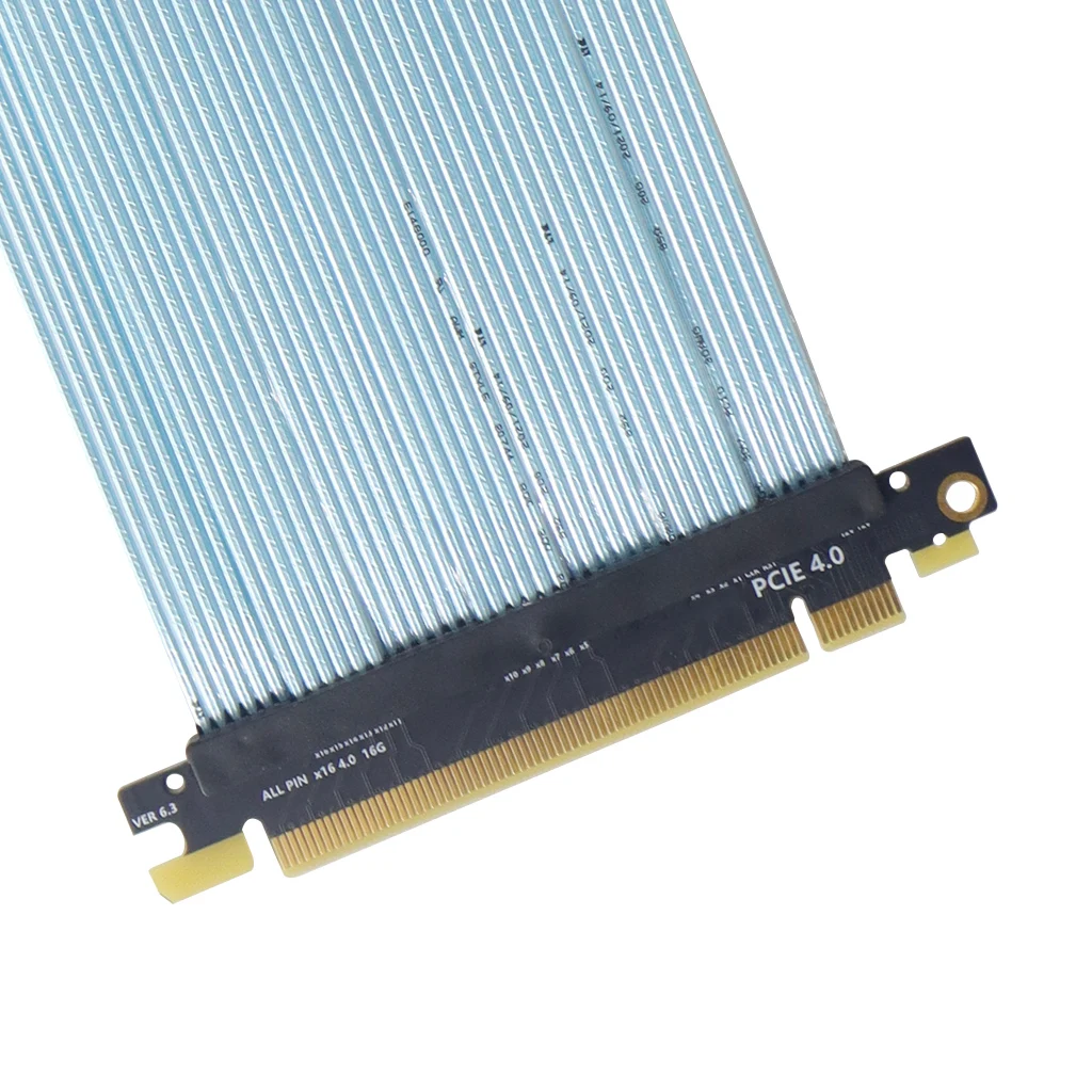 Vertikal gpu verlängerung pcie 4,0x16 riser kabel für nzxt h1 270 ° rückwärts rechtwinklig für phanteks 217e chassis grafikkarte – Detail 4