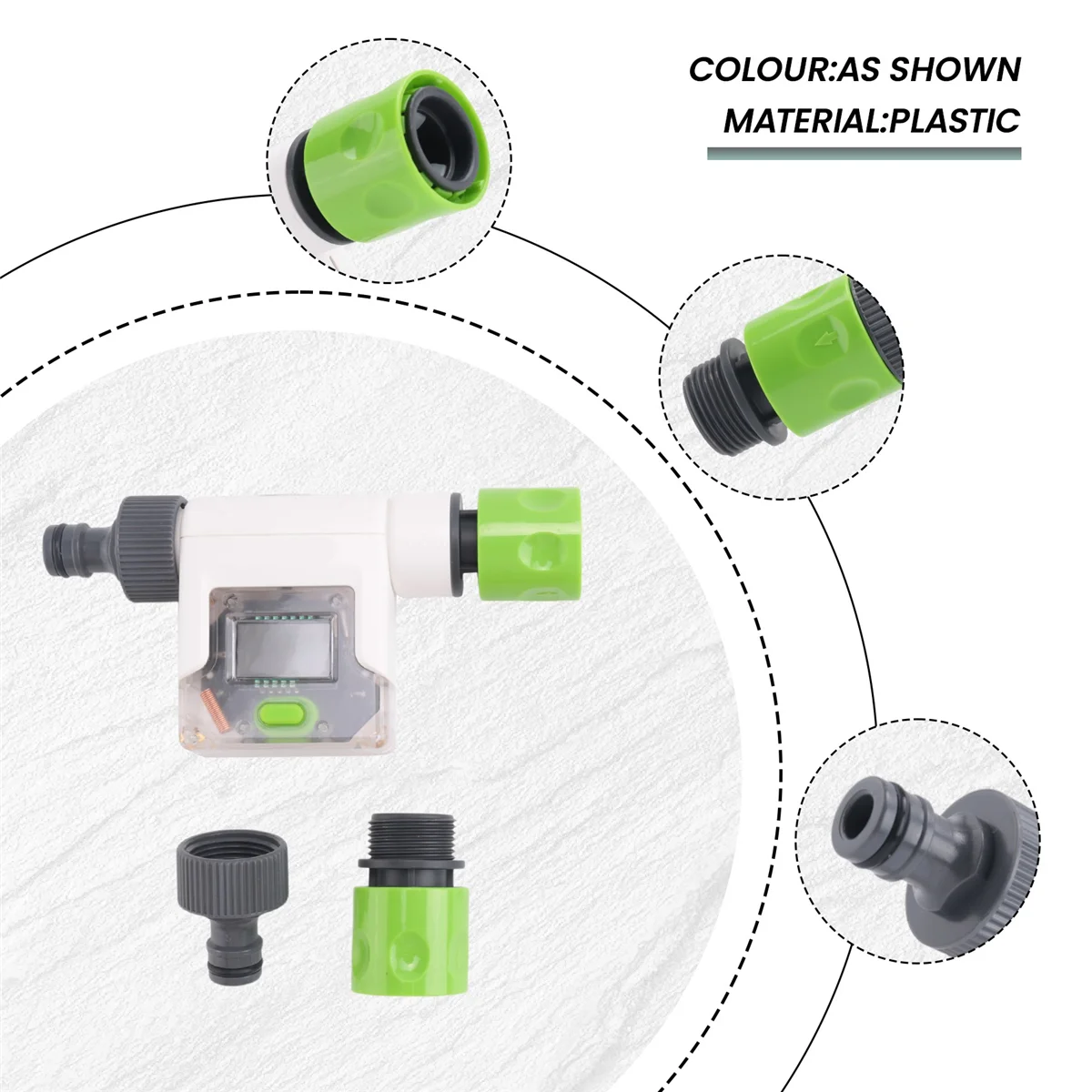 Рисунок 3 - WBELK WiFi расходомер воды для садового шланга
