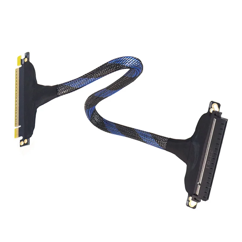 

Superior-Pcie 5.0 X16 Extension Cable PCI-E Gen5 Extension Cable For RTX5090 Graphics Card 50Cm