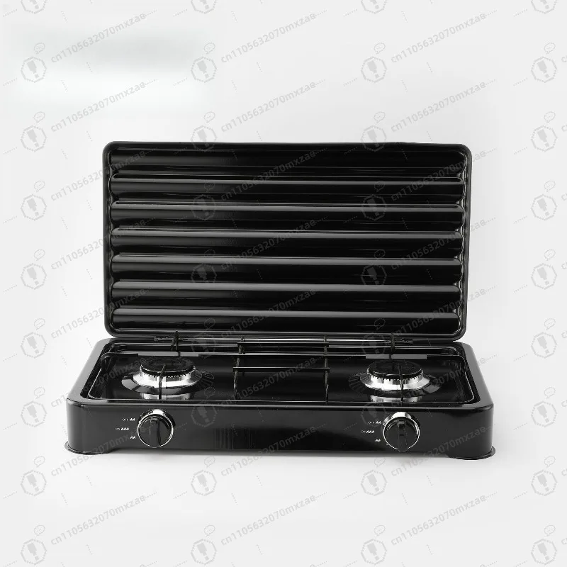 

Home Energy Saving Gas Cooker 2 Burner Desktop Gas Stove for Natural Gas LPG