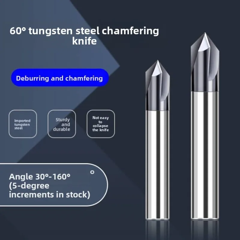 Carbide Chamfer Cutter/ 90°/30°/35°/45°/50°/60°/70°/80°/100°/110°/120°/130°/140°/150° Degree Tungsten Steel Chamfering Drill Bit