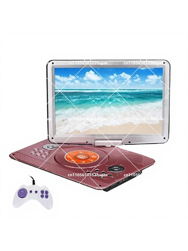 Portable Car DVD Player with 7 Inch Screen, Home CD Player, Loud Speaker, Mobile DVD TV Combo