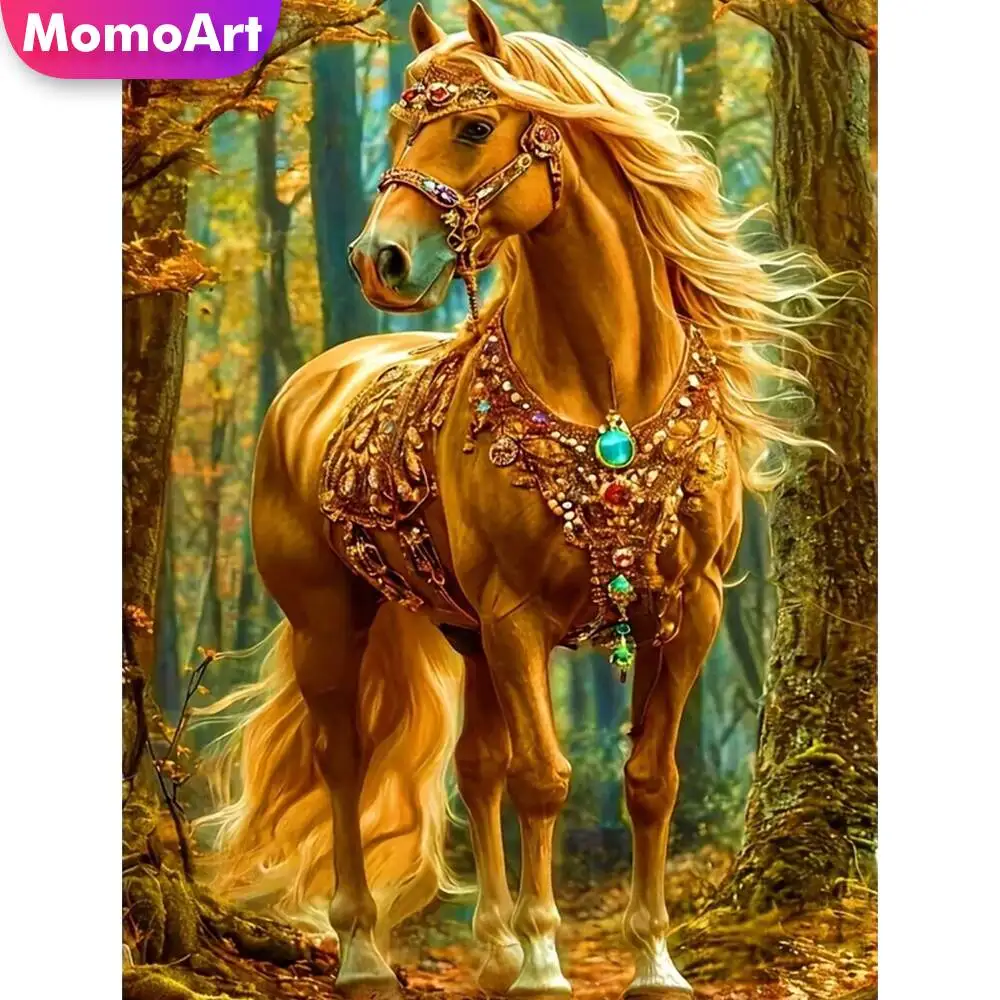 Momoart Katze Diamant Malerei Tier bunte Diamant Mosaik Bild Strass Mond Wand Dekor