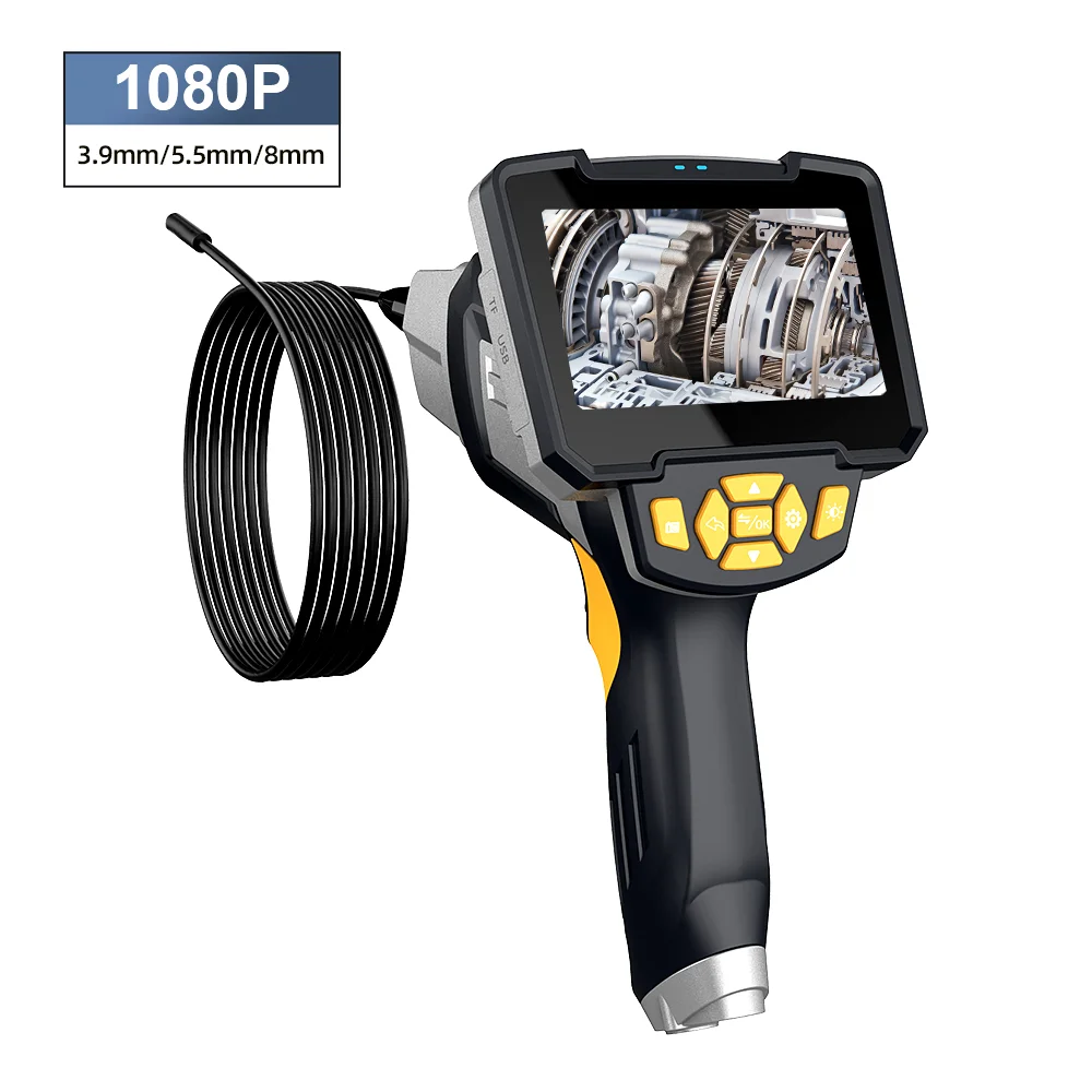 Portable Handheld Borescope Pipeline Inspection Camera Endoscope Videoscope Professional Borescope for Sink Tube Toilet