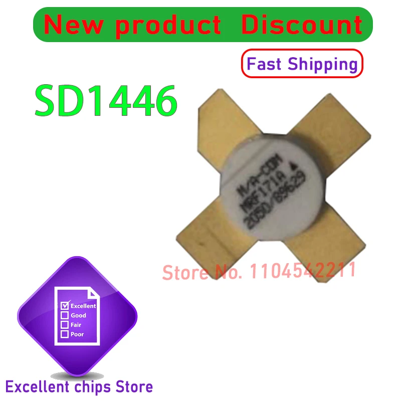 Original New SD1446 SMD RF tube SD 1446 High Frequency tube Power amplification module in stock   1pcs/lot