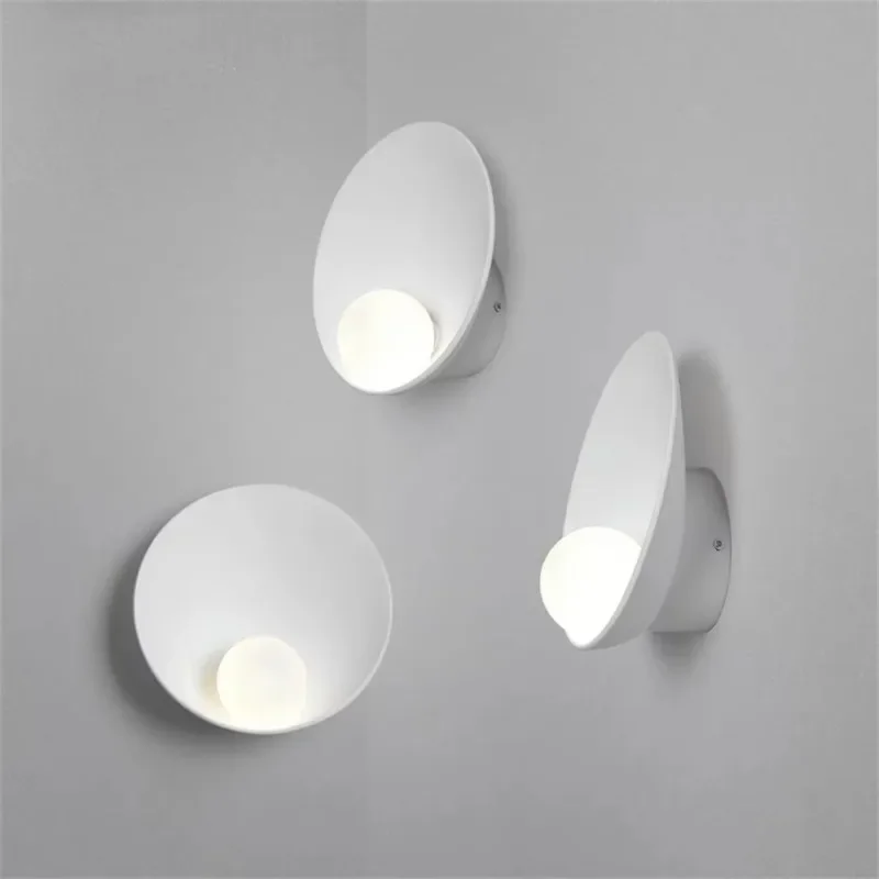 

MandosBor Nordic Resin LED Wall Lamp Modern Minimalist Glass Ball Background Decoration Wall lights Corridor Aisle Study Home Be