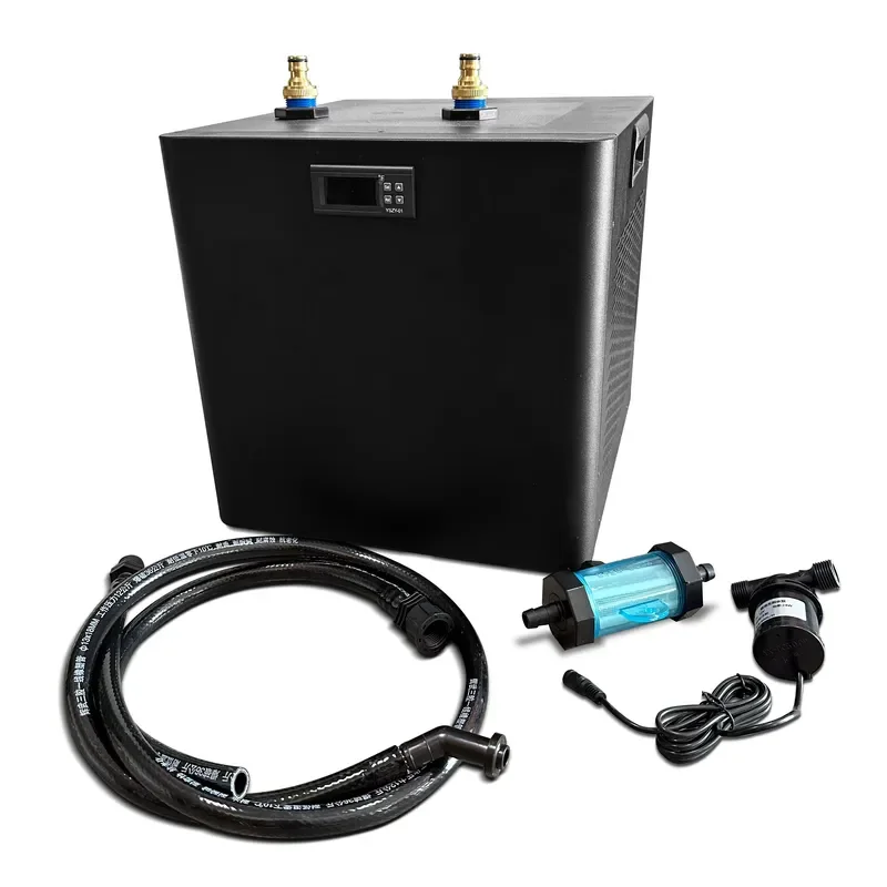 Small Fish Tank & Aquarium Cooler Quick Cold Plunge Machine Portable 0.5hp Water Chiller for Recovery