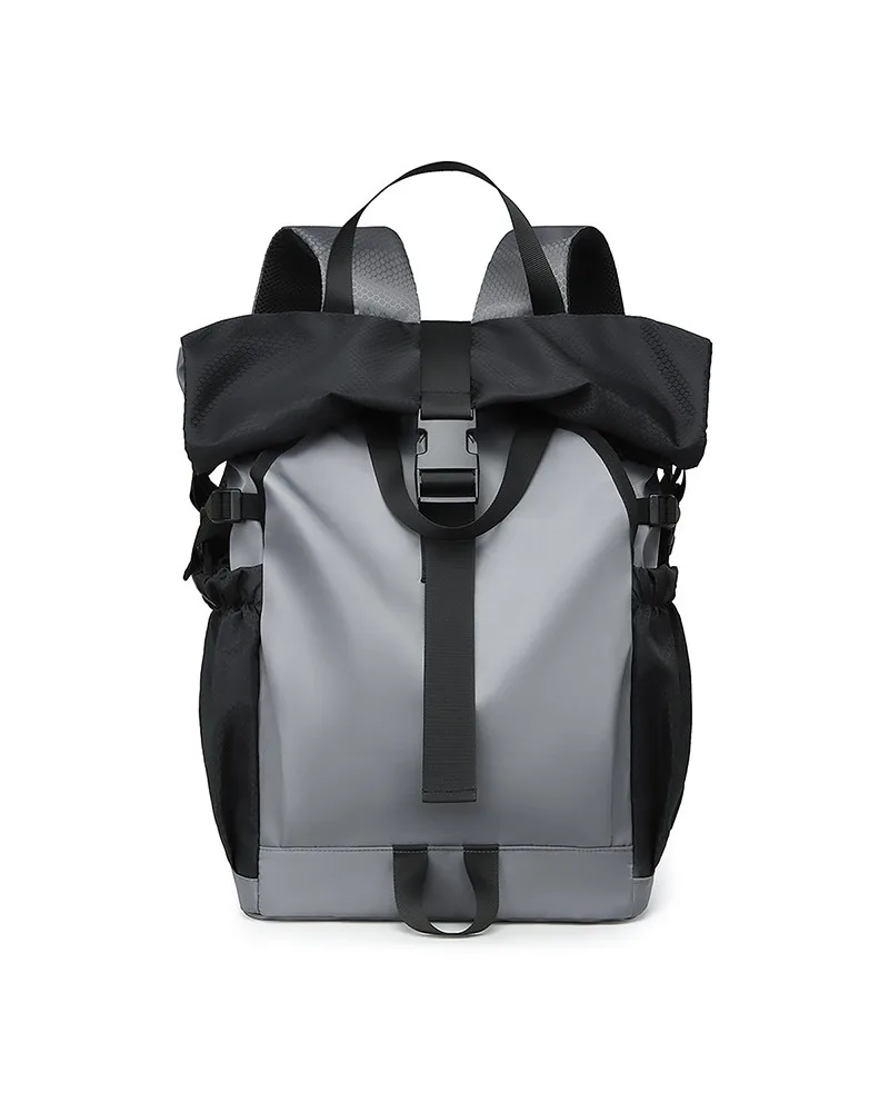 Casual backpack fashionable and simple multi-functional computer bag independent shoe compartment expansion backpack