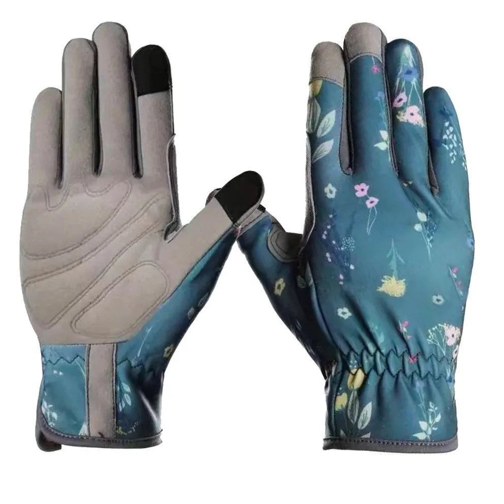 Short Gardening Puncture Resistant Gloves Straight Cuff Oxford Cloth Anti-static Anti-Slip Ambidextrous Anti-Impact Working For