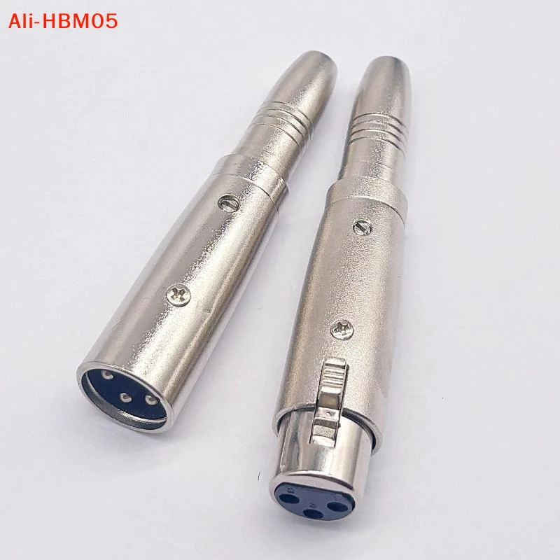 (HB05)1pc 6.35mm Female To 3Pin XLR Male / Female Conversion Plug 6.35 6.5mm Stereo Microphone Audio Adapter Converter Connector