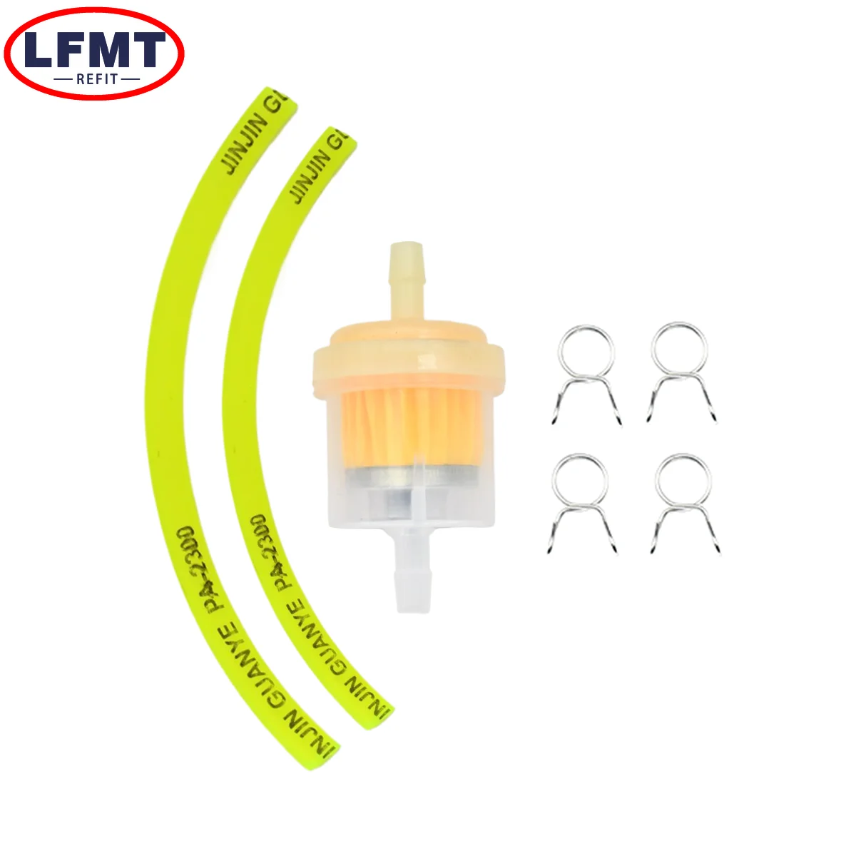 For 49cc 50cc 110cc 125cc Motocross Dirt Pit Bike Moped Scooter ATV Go Kart Motorcycle Unive rsal Gas Fuel Filters and Fuel Pipe