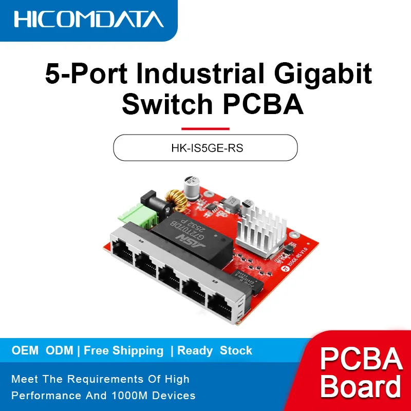 hicomdata-unmanaged-mini-5-port-gigabit-industrial-switch-pcba-board-1000mbps-industrial-ethernet-switch-pcba-plug-and-play
