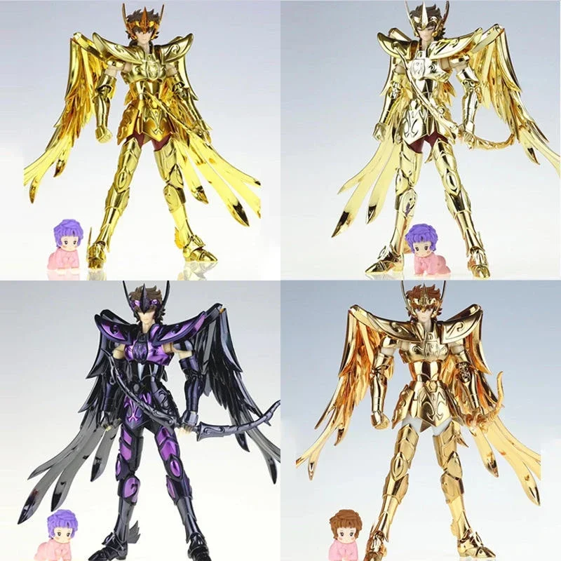 JM.MST Model Saint Seiya Myth Cloth EXM Sagittarius Aiolos with Athena Baby Gold Knights of The Zodiac Anime Action Figure Toys