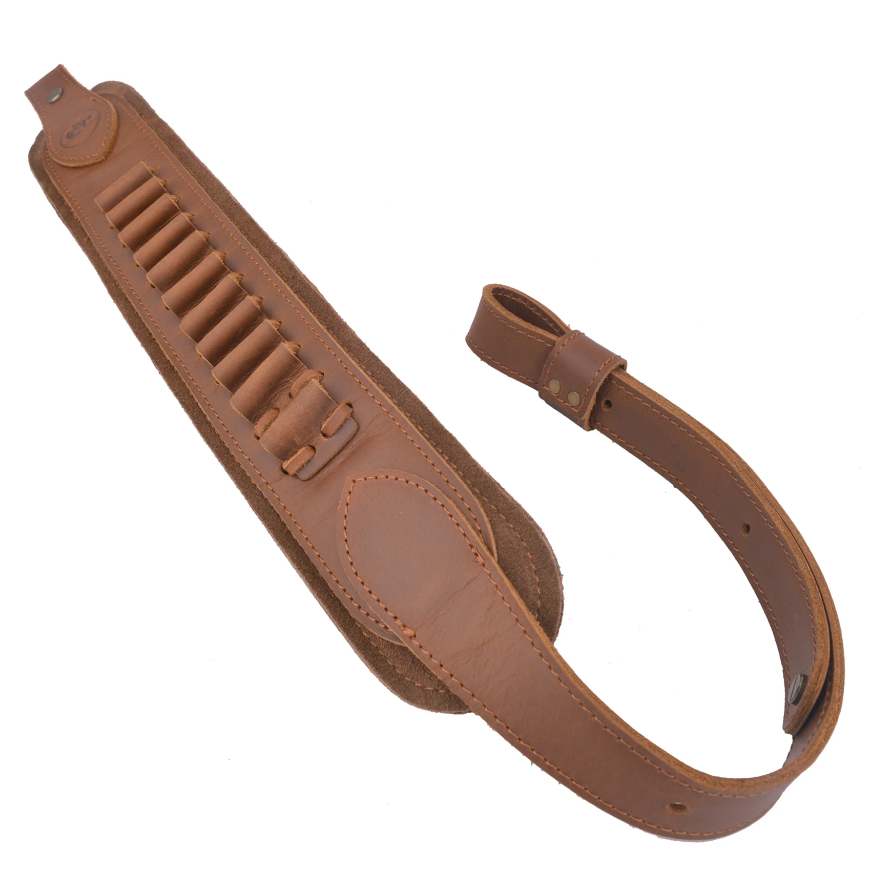 

Tactical Rifle Gun Sling Shoulder Pad Leather Shotgun Strap Belt for .357 .30-30 .38