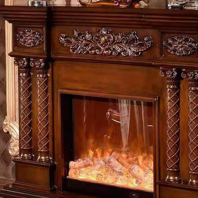 Wooden Carved Onlay Appliques Rose Wood Carving Decal Unpainted Furniture Bed Door Cabinet Decor-A50M
