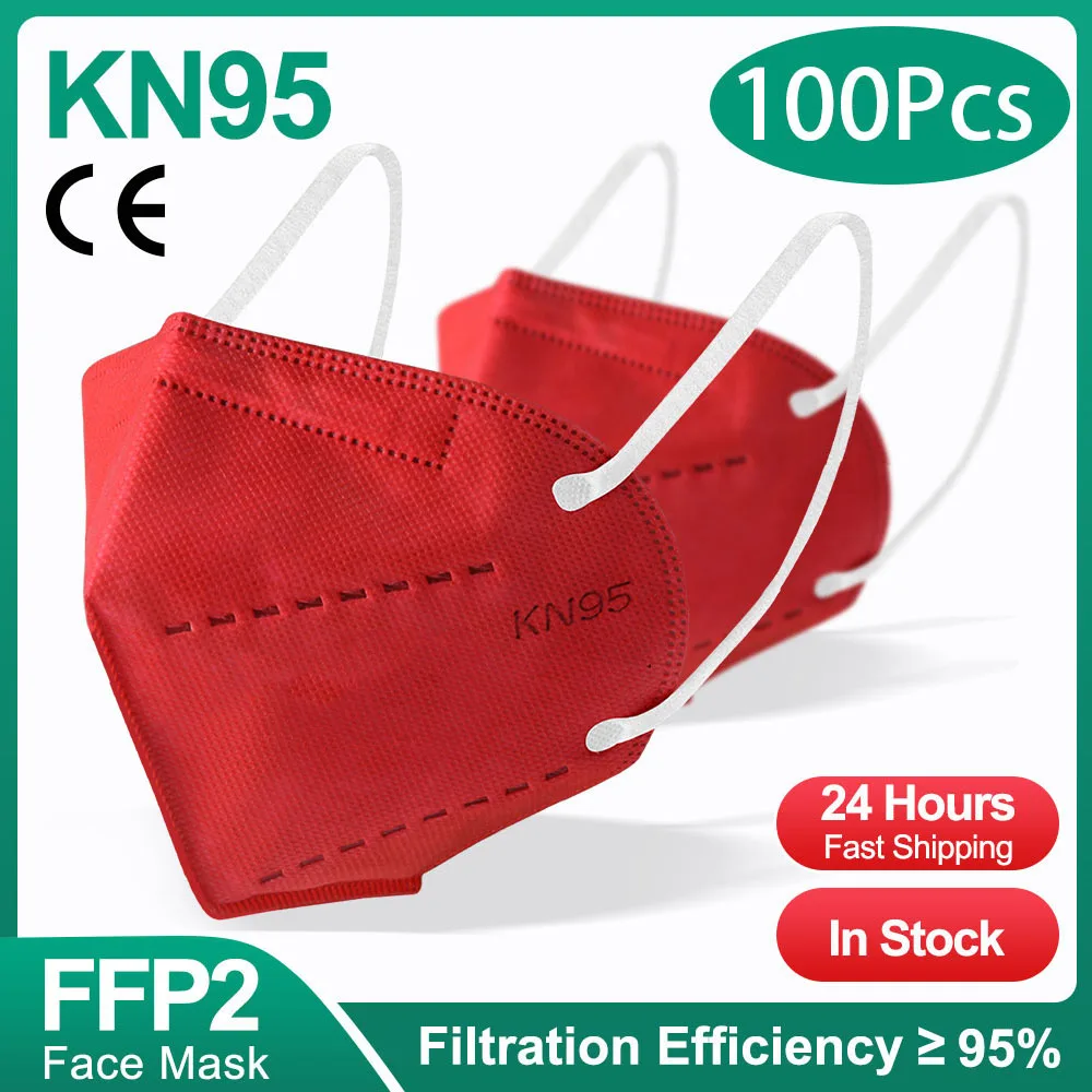 Variant: KN95-100PCS-Red
